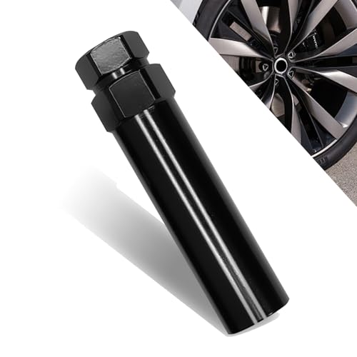 Large 6 Spline Lug Nut Socket, Wheel Lock Removal Kit for 21 mm (13/16 Inch) & 22 mm (7/8 Inch) Hex Socket Wrench, Wheel Lock Key Replacement for Aftermarket 6 Spline Lug Nut - size: Large 6 Spline