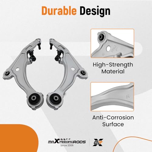 maXpeedingrods 4Pcs Front Lower Control Arm Kit for Nissan Maxima 2009-2014 - size: 4Pcs