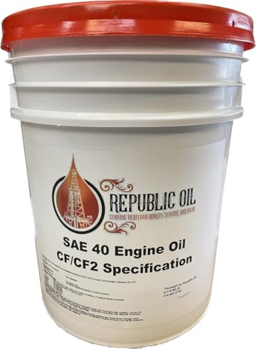 Republic Oil SAE 40 Diesel Oil CF/CF2 5 gallons |Compare to Chevron Ursa plus 40