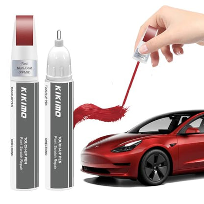 KIKIMO for Tesla Touch Up Paint(Red Multi-Coat(PPMR)) - color: Red Multi-Coat(PPMR)