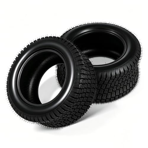 Bonnlo 20x10.00-10 Lawn Mower Tires Set of 2, 4PR Turf Tire Lawn & Garden Tires, Compatible With Most Lawn & Garden Utility Vehicles, Tubeless - size: 20x10.00-10