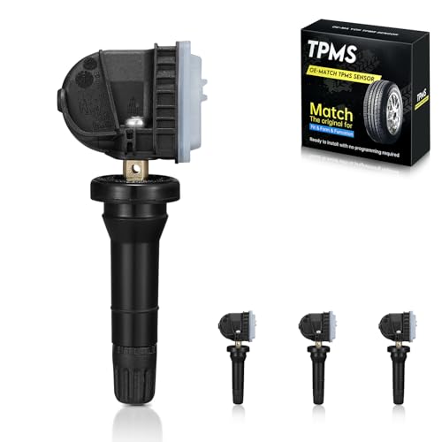 BDFHYK GM 315Mhz Tire Pressure Monitoring System TPMS Sensors Compatible with Chevy Silverado GMC, Compatible with Cadillac Buick Pontiac Saab Replace#13598771 13598772 13586335 13581558 4 Pack - style: 13586335