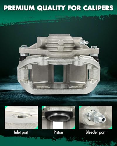 SCITOO Rear Left & Right Disc Brake Calipers With Bracket 18B4627 18B4626 - size: Rear[18B4627 & 18B4626]