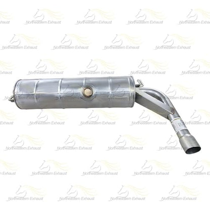 Exhaust Rear Muffler Compatible with Toyota RAV4 2004-2005 2.4L | Stainless Steel | Northeastern Exhaust | Includes Gasket Hangers Bolt Kits | Direct-Fit Replacement