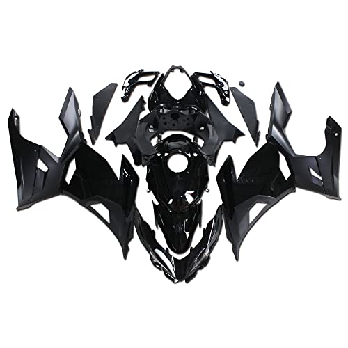 Black With Tank Cover Fairing Fit for Kawasaki Ninja 400 EX400 2018-2023 Injection Mold ABS Plastics New Bodywork 18 19 20 21 22 23 A43 - color: 003 Black With