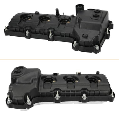 Engine Valve Covers Compatible with Ford F-150, Edge, Explorer, Mustang, Transit & Lincoln MKZ MKX 3.5L 3.7L (2011-2020) Non-Turbo, Direct Replace Part # BR3Z6582U BR3Z6582R