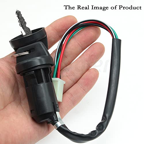 4 Wires Ignition Switch Key with Cap Fit for 50cc 70cc 90cc 110cc 125cc 150cc 200cc 250cc TaoTao SUNL ATV Dirt Bike.