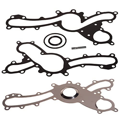 AUQDD AW6143 Professional Water Pump Kit With Gasket Fit For (To 10-2017) 2006 Lexus GS300 /07-15 GS350 /07-18 GS450h /06-15 IS250 /06-17 IS350 /16-17 IS300 RC300 RC350 - size: AW6143