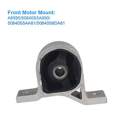 JDMON Compatible with 4Pcs Engine Motor Mount Honda Civic 1.7L Automatic Trans 2001 -2005 Replacement for A4511 A6588 A6591 A6595 - size: 4PCS-Compatible with 2001-2005 Civic 1.7L