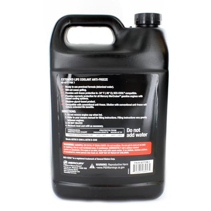 Mercury Extended Life Coolant Anti-Freeze, pre-mixed 50/50 92-877770K1