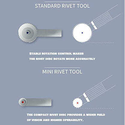 9-Wheel Model Rivet Maker Tool, Large Diameter, 3 Gear Groups - size: RM-B1+2+3