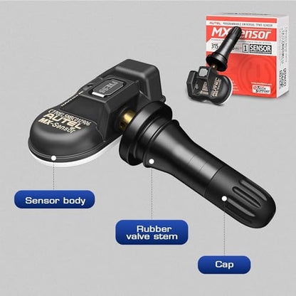 Autel TPMS MX Sensor 315/433MHz 2-in-1 Universal Tire Sensor 2PCS