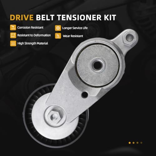 Serpentine Belt with Tensioner Kit for Toyota Camry/RAV4 L4 2.5L 2009-2018 - size: 2011-2016 for Camry/RAV4