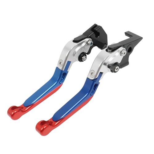 CHIFUN Brake Lever and Clutch Lever Set Replacement for BMW G310R G310GS 2017-2025, Motorcycle Foldable Length Adjustable Handlebar Lever (Blue) - color: Blue