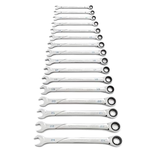 GEARWRENCH 16 Pc. 120XP Universal Spline XL Ratcheting Combination Metric Wrench Set - 86427 - style: 16 Piece Metric