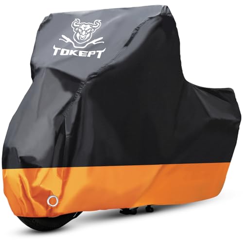 Motorcycle Cover Waterproof Outdoor Storage Fits Up to 104" - size: XXL-104"