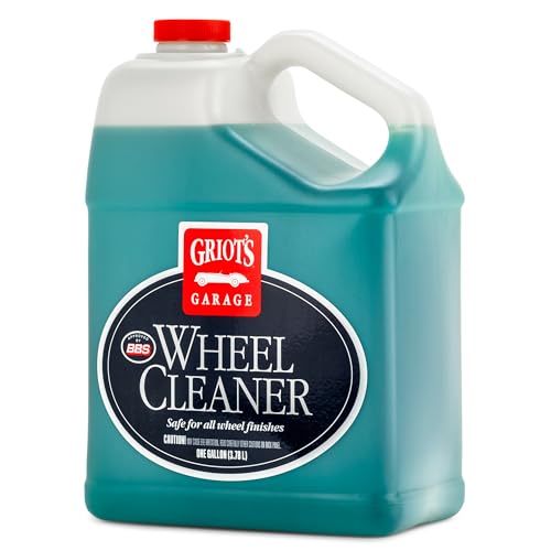Griot's Garage Wheel Cleaner for All Finishes, Car Tire Rim Cleaning, Brake Dust and Grime Remover, PH Balanced, 11107, One Gallon - size: 128 Fl Oz (Pack of 1)