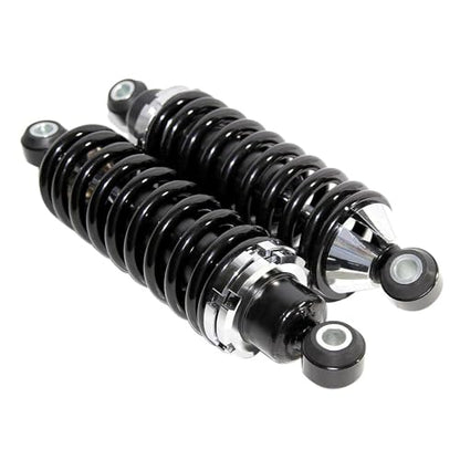 Rear Street Rod Coil Over Shock SET Black Coated Springs (Spring Rate:400) - size: Spring Rate:400