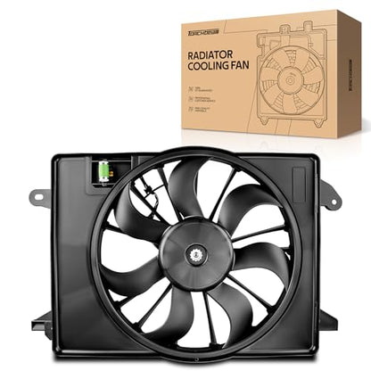Torchbeam Engine Cooling Radiator Fan Assembly for Dodge Challenger 2009-2022, for Dodge Charger 2009-2014,for Chrysler 300 2009-2010 Radiator Cooling Fan Kit Replacement 621526 - size: 2009-2022 Challenger 3.5/3.6/5.7/6.1/6.2L