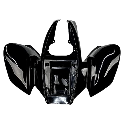 RedCap ATV Quad Body Plastic fender 110 125cc RedCat VX 150cc Baja 90 Roketa Yamoto 250cc (Black) - color: Black