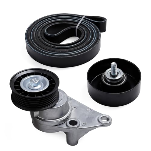 Belt Tensioner Serpentine Belt Idler Pulley Kit #39083 12609719 - size: for Tahoe/Avalanche/Express 2003-2008