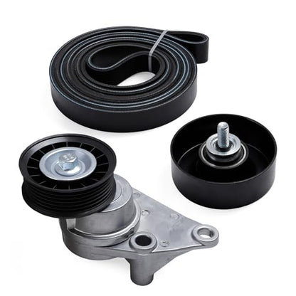 Belt Tensioner Serpentine Belt Idler Pulley Kit #39083 12609719 - size: for Tahoe/Avalanche/Express 2003-2008