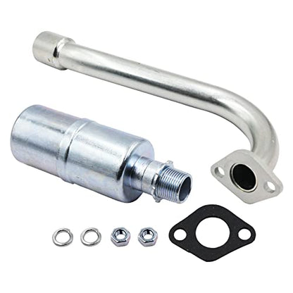 LOSTAR Rear Exhaust Muffler for Min Bike Predator Fit For 212cc Honda GX160 GX200 Tillotso