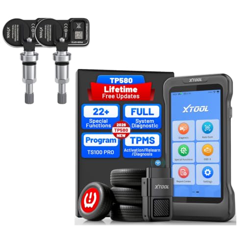 XTOOL TP580 KIT TPMS Programming Tool & 2PCS TS100 TPMS Sensors