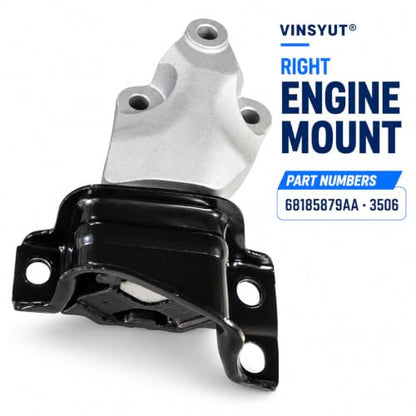 4X Engine & Trans Mount Kit for 2014-2021 Ram ProMaster 3500 3.6L - color: Ram ProMaster 2014-2021 3.6L