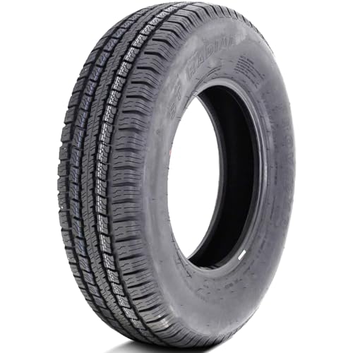 Taskmaster Provider ST Premium Trailer Radial Tire-ST205/75R15 205/75/15 205/75-15 101/97M Load Range C LRC 6-Ply BSW Black Side Wall