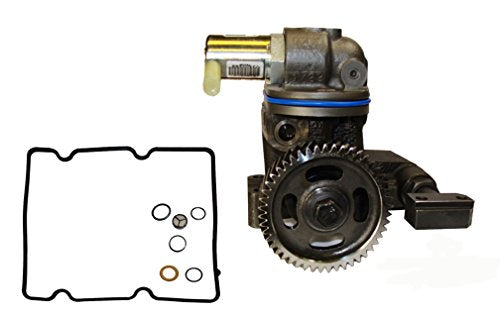 High Pressure Oil Pump with IPR Valve Kit, Compatible with 2005–2010 Ford Powerstroke 6.0L and Navistar VT365 Diesel Engines, Remanufactured Cast Iron HPOP with Updated One-Piece STC Fitting