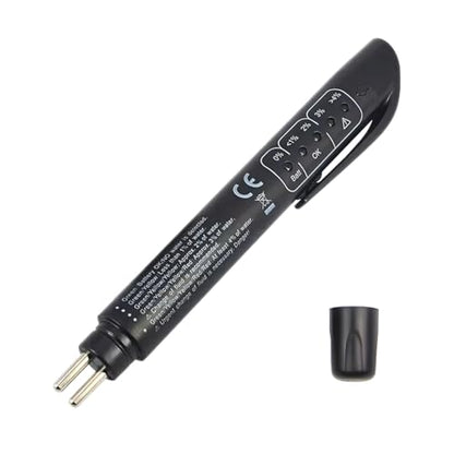 Mandark Car Brake Fluid Liquid Tester Pen, 5 LED Indicators Auto Brake Diagnostic Testing Tool for DOT 3 DOT 4 DOT 5.1 Brake Fluid, Automotive Oil Moisture Analyzer, Universal for Most Vehicles - size: 1 Pc
