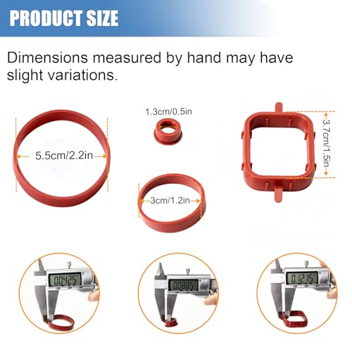 Sorello 11612245439 Engine Intake Manifold Gasket Seal Set for BMW X5 335D
