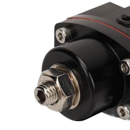 Naroote Fuel Pressure Regulator, 13220 Metal Construction, Adjustable, Carburetor to EFI Conversion, Car Truck