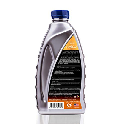 4T 10W-40 Motorcycle Oil Conventional JASO MA2 API SL 1 Quart