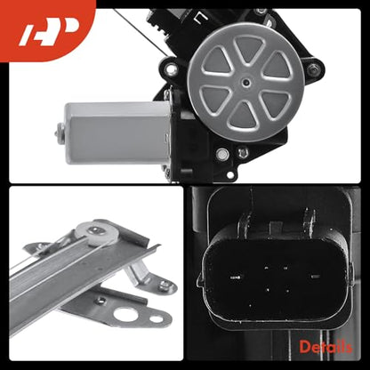 A-Premium Front Driver Side Power Window Regulator with Motor (6-Pin) - style: Front Driver Side