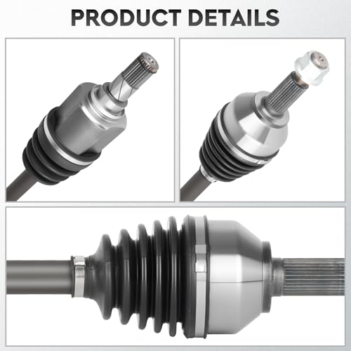 ILONPA NEW Left & Right Front CV Axle Shaft Assembly 2PCs CV Joint