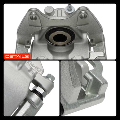 A-Premium Rear Left and Right Side Disc Brake Caliper with Bracket - style: Rear Driver and Passenger