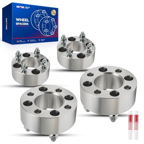 KAX 4x4 Lug-Centric ATV Wheel Spacers 2 inch for G28-A U-MAX Medium Duty II - color: Silver, size: 4x4"-68.5mm-M12x1.25-50.8mm-4pcs