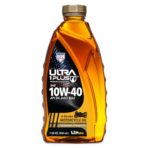 4T 10W-40 Full Synthetic Motorcycle Oil JASO MA2 API SN 1 Quart - size: 1 Quart