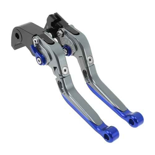 YZF-R7 Short/Long Brake Clutch Levers for Yamaha 21-25 Blue - color: Titanium Handle Blue End
