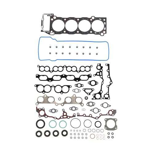 DNJ HGB939 Engine Cylinder Head Gasket Set with Head Bolt Kit, Complete Repair Set for 1994-2004 Toyota 4Runner T100 Tacoma 2.4L-2.7L L4 16V DOHC 2438cc