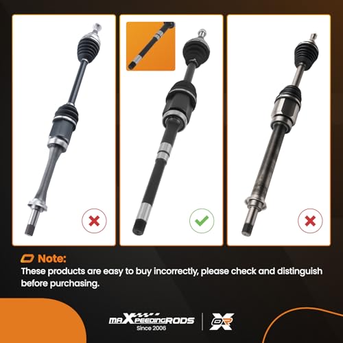 maXpeedingrods Front Right CV Axle Shaft for Ford Escape Sport Utility - size: Front Passenger Side