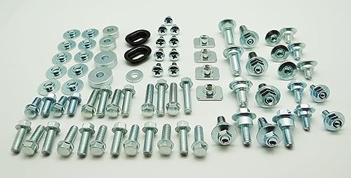 90Pc CRF Specbolt Plastics and Bodywork Bolt Fasteners Kit FITS All Honda CRF150R CRF250R CRF450R Dirtbikes Motorcycle 150 250 450 Fenders Seat Shrouds Side Panels Fork Guards Chain Slider