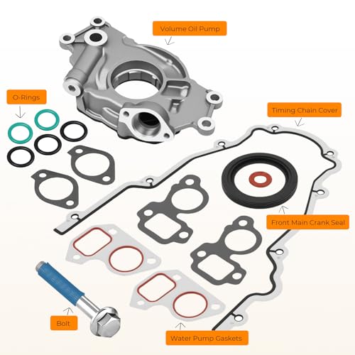 BHB High Volume Oil Pump Kit Compatible with GMC Sierra Yukon Cadillac Escalade Trailblazer Silverado Avalanche Suburban Tahoe 4.8L 5.3L 6.0L