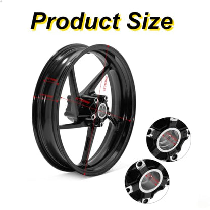 17"x3.5" Front Wheel Rim for Triumph Street Triple 660 675 765 R - size: Street Triple 660 675 765 R/RS 2013-2020