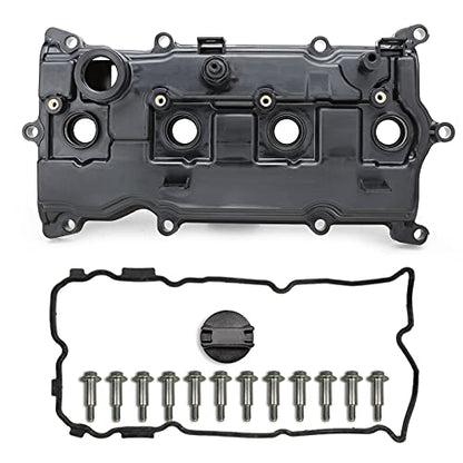 MITZONE Engine Valve Cover Compatible with 2014-2017 Nissan Altima Rogue Murano 2014 Pathfinder 2014-2017 Infiniti Qx60 2.5L Replace # 13264-3KY0A - color: 2014+ Altima Rogue