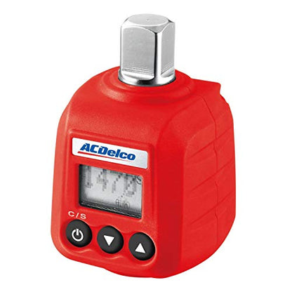 ACDelco 1/2" Heavy Duty Digital Torque Adapters 14.8 to 147.6 ft-lbs with Buzzer and LED Flash Notification – ISO 6789 Standards with Certificate of Calibration