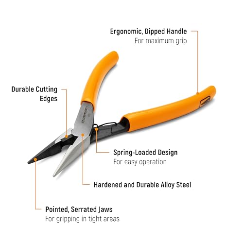 GEARWRENCH 5-1/4" Precision Long Nose Plier | 89732 - style: Long Nose
