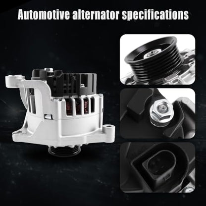 Alternator for 99-01 A4/A4 Quattro 2.8,02-04 A6 Quattro 2.7L,13922N - size: 1999‑2005 Passat V6 2.8L